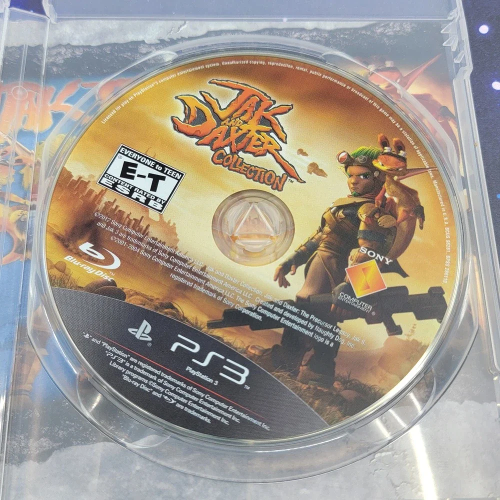 Jak and Daxter Collection Sony PS3 Remastered HD Trilogy Jak II Jak 3 BCUS 98281